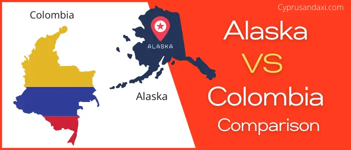 Is Alaska bigger than Colombia