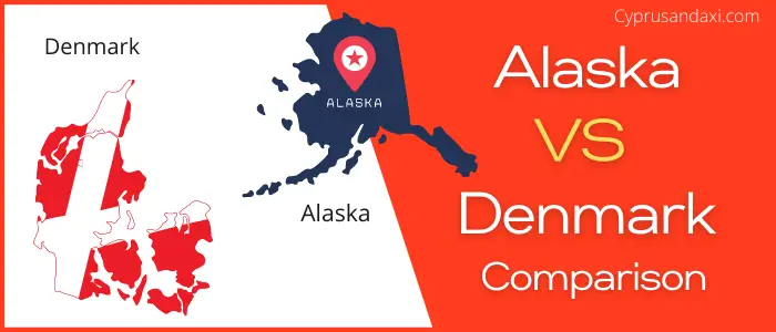 Is Alaska bigger than Denmark