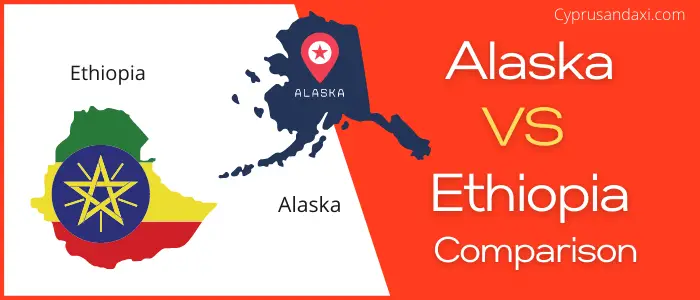 Is Alaska bigger than Ethiopia