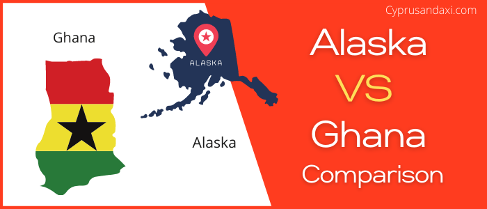 Is Alaska bigger than Ghana