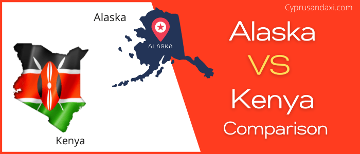 Is Alaska bigger than Kenya