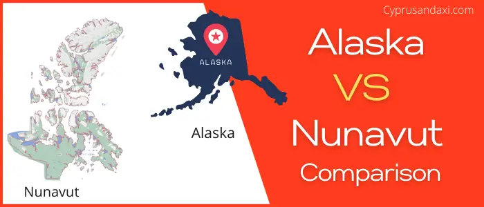 Is Alaska bigger than Nunavut