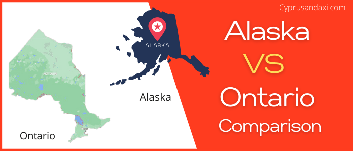 Is Alaska bigger than Ontario