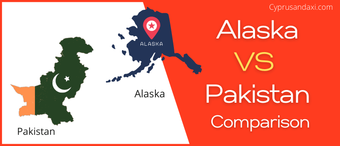 Is Alaska bigger than Pakistan