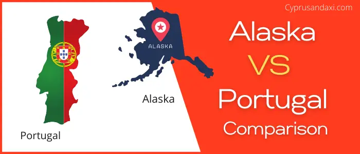 Is Alaska bigger than Portugal