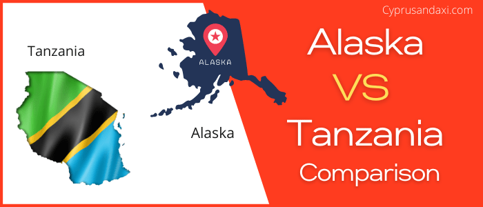Is Alaska bigger than Tanzania