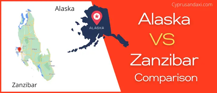 Is Alaska bigger than Zanzibar