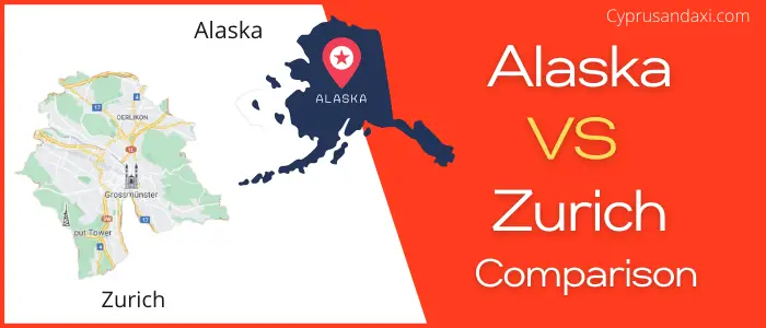 Is Alaska bigger than Zurich