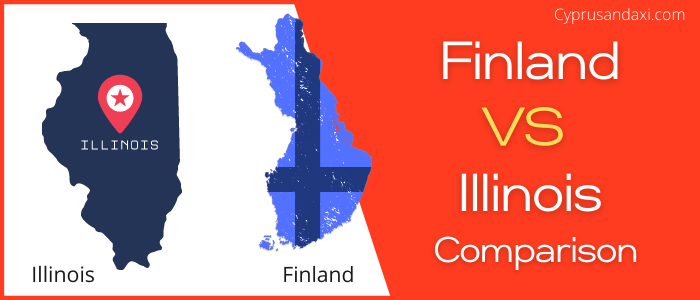 Is Finland bigger than Illinois