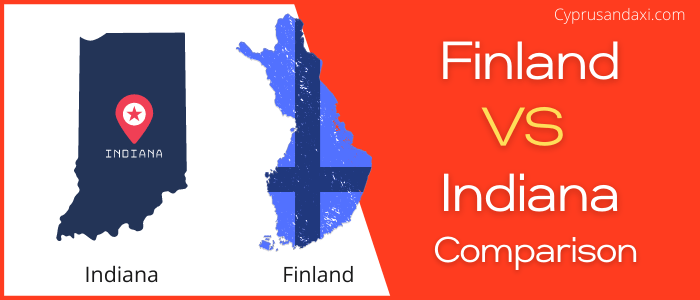 Is Finland bigger than Indiana