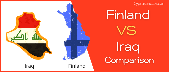 Is Finland bigger than Iraq