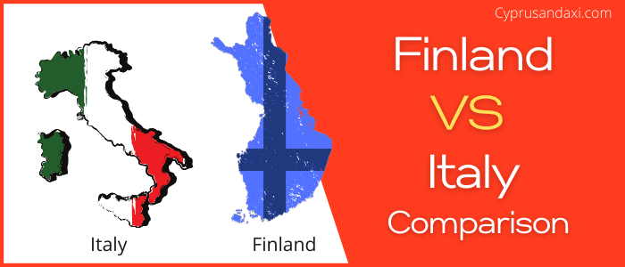 Is Finland bigger than Italy