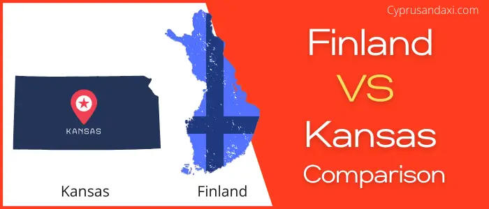 Is Finland bigger than Kansas