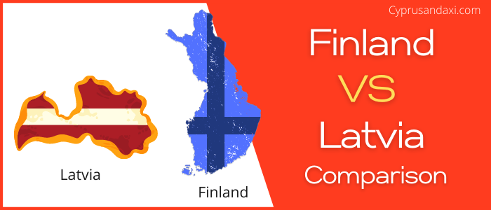 Is Finland bigger than Latvia