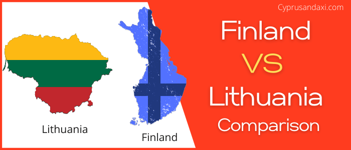 Is Finland bigger than Lithuania