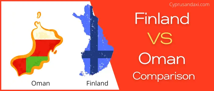 Is Finland bigger than Oman