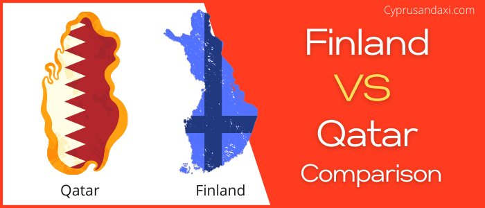 Is Finland bigger than Qatar