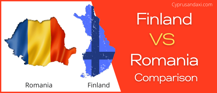 Is Finland bigger than Romania
