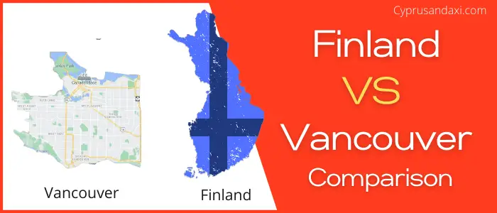 Is Finland bigger than Vancouver