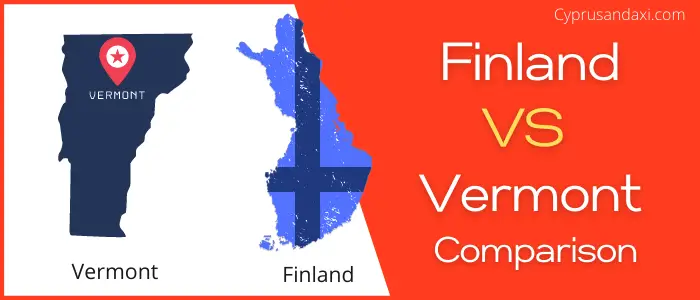 Is Finland bigger than Vermont