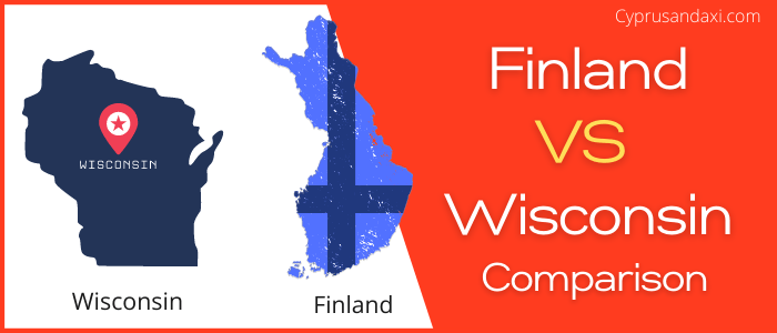 Is Finland bigger than Wisconsin