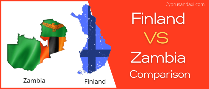 Is Finland bigger than Zambia