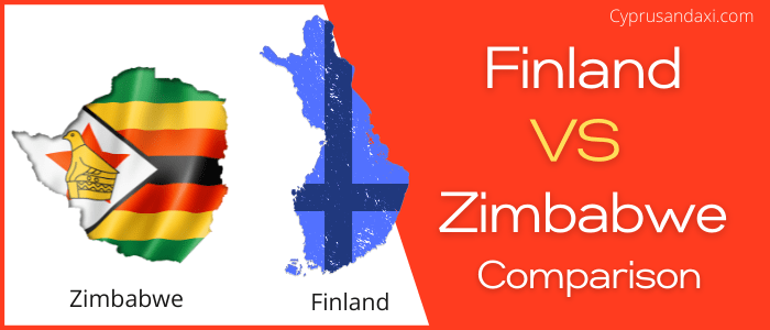 Is Finland bigger than Zimbabwe