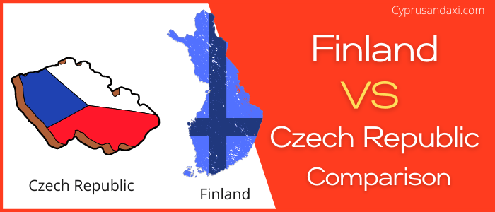 Is Finland bigger than the Czech Republic
