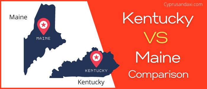 Is Kentucky bigger than Maine