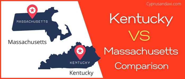 Is Kentucky bigger than Massachusetts