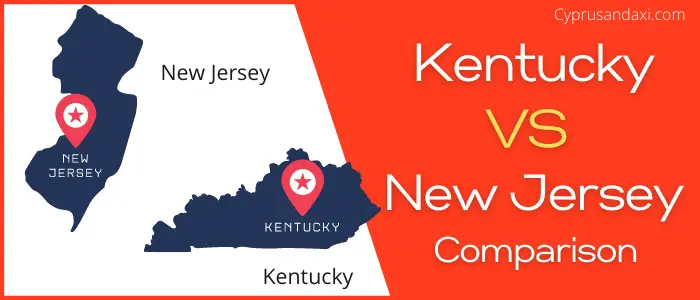 Is Kentucky bigger than New Jersey