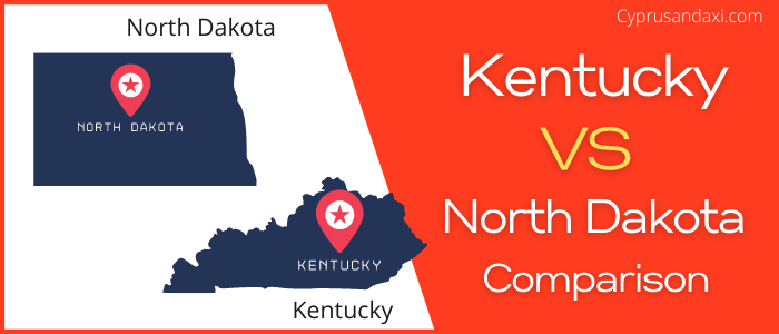 Is Kentucky bigger than North Dakota