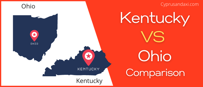 Is Kentucky bigger than Ohio