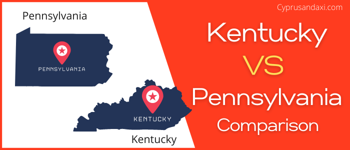 Is Kentucky bigger than Pennsylvania