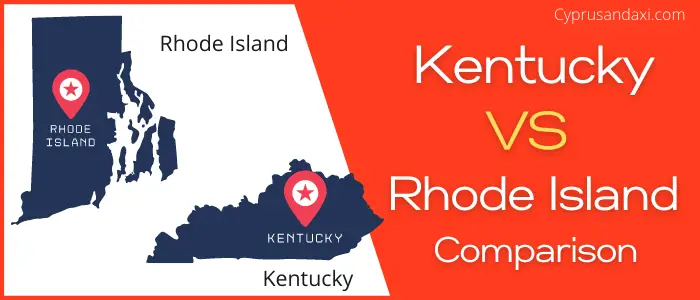Is Kentucky bigger than Rhode Island