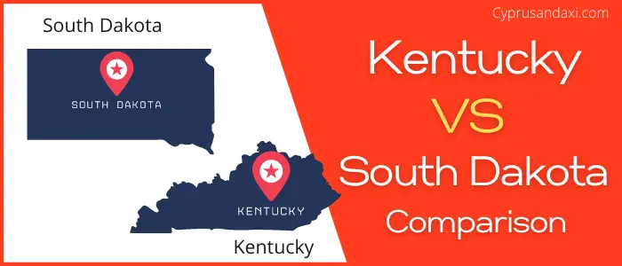Is Kentucky bigger than South Dakota