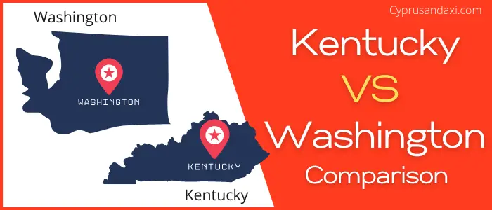Is Kentucky bigger than Washington