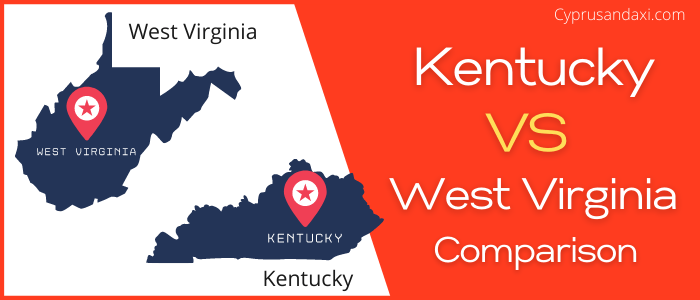 Is Kentucky bigger than West Virginia