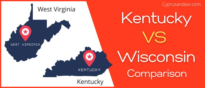Is Kentucky bigger than Wisconsin
