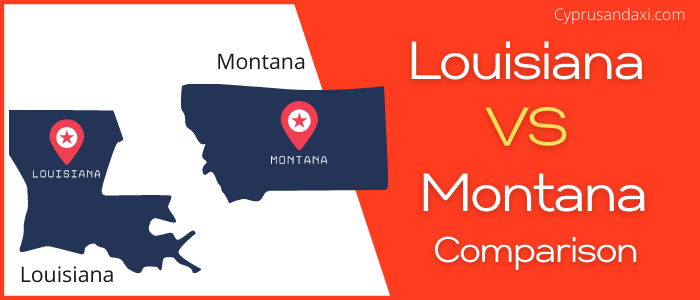 Is Louisiana bigger than Montana