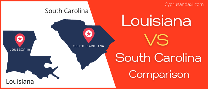Is Louisiana bigger than South Carolina