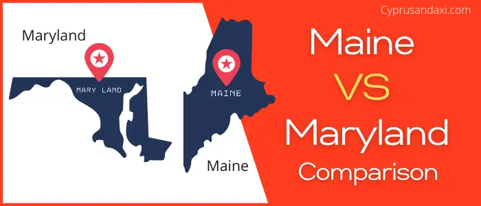 Is Maine bigger than Maryland