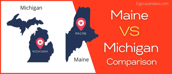Is Maine bigger than Michigan