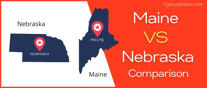 Is Maine bigger than Nebraska