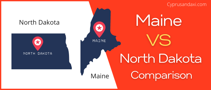 Is Maine bigger than North Dakota
