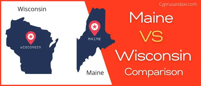 Is Maine bigger than Wisconsin