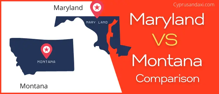Is Maryland bigger than Montana