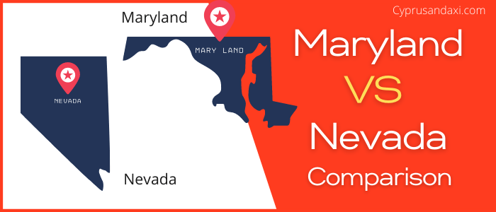 Is Maryland bigger than Nevada