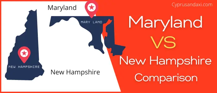 Is Maryland bigger than New Hampshire