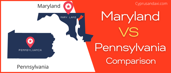 Is Maryland bigger than Pennsylvania